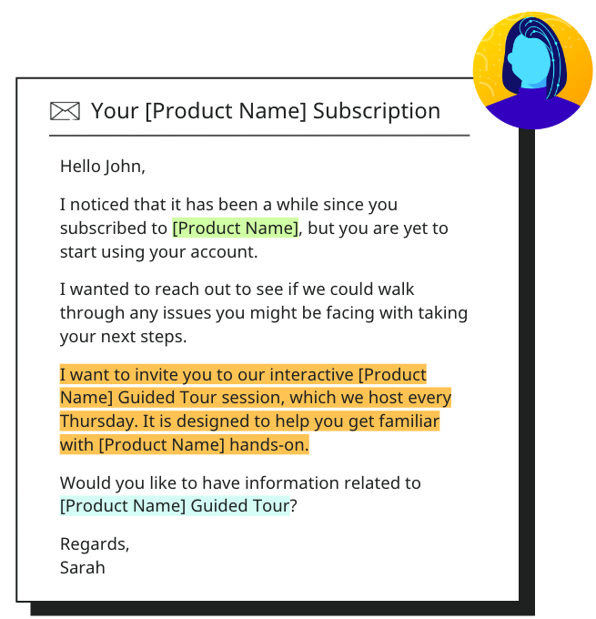 Segmenting conversations enables deeper personalization and tailoring.