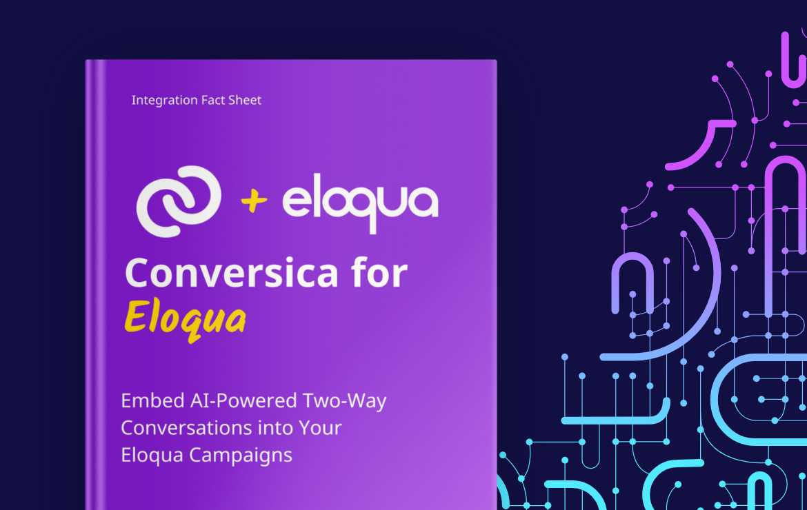 Conversica Eloqua integration Data sheet Cover